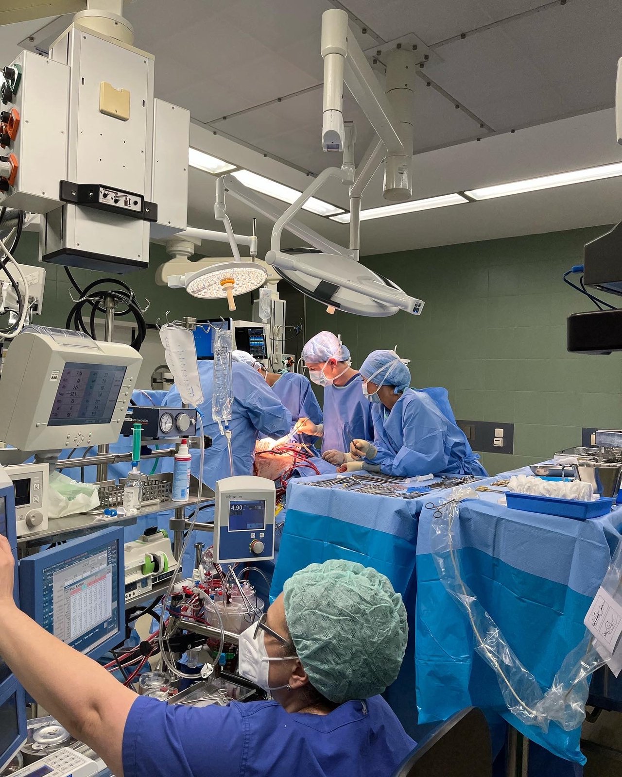 In the operating room