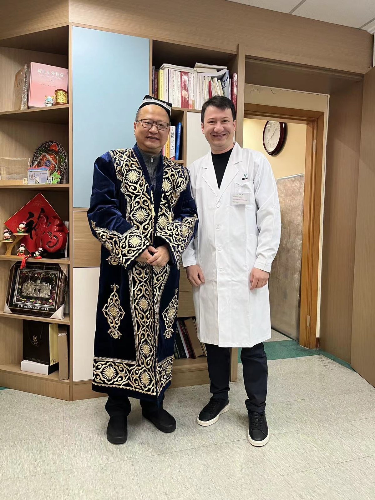 Cultural exchange with international colleagues